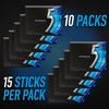 image:image5 GUM React 2 Mint Sugar Free Chewing Gum Five Gum 15 Stick  10 PackPeppermint