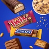 image:imageMampMS Milk Chocolate Peanut and Peanut Butter Candy Variety Pack Individually Wrapped Full Size Pack of 18 Bulk Candy Chocolate for Parties Baking amp SharingMMs  Snickers   More