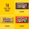 image:imageMampMS Milk Chocolate Peanut and Peanut Butter Candy Variety Pack Individually Wrapped Full Size Pack of 18 Bulk Candy Chocolate for Parties Baking amp SharingMMs Variety