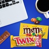 image:imageMampMS Milk Chocolate Peanut and Peanut Butter Candy Variety Pack Individually Wrapped Full Size Pack of 18 Bulk Candy Chocolate for Parties Baking amp SharingMMs  Snickers   More