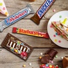 image:imageMampMS SNICKERS 3 MUSKETEERS SKITTLES amp STARBURST Variety Pack Full Size Bulk Candy Assortment 5611 oz 30 BarsFull Size