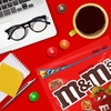 image:imageMampMS Summer Peanut Butter Chocolate Candy Party Size 34 oz Resealable Bulk Candy Bag34 Ounce Pack of 2