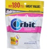 image:imageORBIT Bubblemint Chewing Gum Sugar Free Value Pack 14 Pieces 12 Pack Ideal for Back to School and College School Supplies180 Count Pack of 2