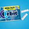 image:imageORBIT Gum Peppermint Sugar Free Chewing Gum Individually Wrapped Mint Mega Packs 6 Count 30 Piece Bulk Box30 Count Pack of 6