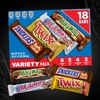 image:imageSNICKERS TWIX MILKY WAY amp 3 MUSKETEERS Individually Wrapped Variety Pack Full Size Milk Chocolate Candy Bars Bulk Assortment 3331 oz 18 Bars18 Bars Pack of 2