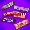 image:imageSNICKERS TWIX MILKY WAY amp 3 MUSKETEERS Individually Wrapped Variety Pack Full Size Milk Chocolate Candy Bars Bulk Assortment 3331 oz 18 Bars18 Count Pack of 1