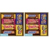 image:imageMampMS Milk Chocolate Peanut and Peanut Butter Candy Variety Pack Individually Wrapped Full Size Pack of 18 Bulk Candy Chocolate for Parties Baking amp SharingMMs  Snickers   More