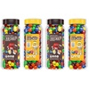 image:imageMampMs Peanut Candy Jars Assorted Chocolate Candies Party Size Bulk Movie Night Treats Buffet Chocolates Resealable and Recyclable 23 Ounces Each Pack of 2Milk Chocolate and Peanut