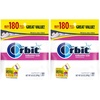 image:imageORBIT Bubblemint Chewing Gum Sugar Free Value Pack 14 Pieces 12 Pack Ideal for Back to School and College School Supplies180 Count Pack of 2