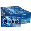 image:imageORBIT Peppermint Sugar Free Gum Individually Wrapped Bulk Packs of Gum 12 Packs of 14Pieces 168 Total Pieces14 Count Pack of 12