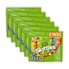 image:imageSKITTLES Sour Chewy Candy Sour Candy Bulk Sharing Size 137 Oz Bags Pack of 6 Tangy Fruit Flavors Strawberry Lime Lemon Orange amp Grape For Travel Parties and Snacking