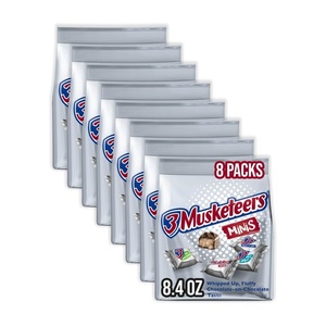 image:image3 MUSKETEERS Milk Chocolate Candy Bars Full Size 36 Ct Bulk Candy Box84 Ounce Pack of 8