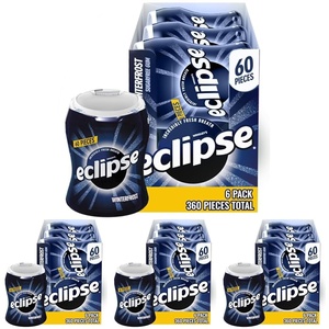 image:image6 Pack ECLIPSE Winterfrost Sugar Free Chewing Gum Bulk Pack 60 Piece BottleWinterfrost Pack of 4