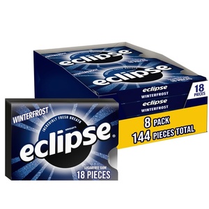 image:image8 Pack ECLIPSE Winterfrost Sugar Free Chewing Gum Bulk Pack 18 PieceWinterfrost