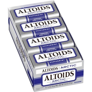 image:imageALTOIDS Arctic Wintergreen Breath Mints Sugar Free Hard Candy Bulk 12 oz Tin 8 Pack12 Ounce Pack of 8