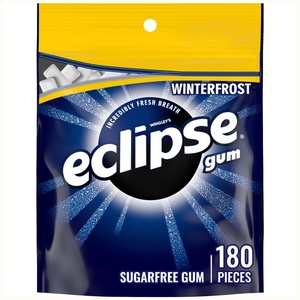 image:imageECLIPSE Winterfrost Chewing Gum Sugar Free Chewing Gum Bulk Pack 88Ounce 180 Piece BagWinterfrost