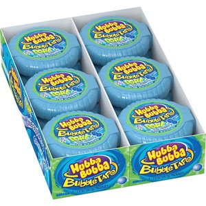 image:imageHUBBA BUBBA Bubble Gum Tape  Original Chewing Gum Bulk Pack 2 oz Pack of 6 Candy BulkBlueRaspberry