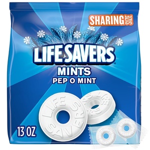 image:imageLIFE SAVERS PepOMint Breath Mints Hard Candy Sharing Size 13 oz Bag13 Ounce Pack of 1
