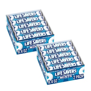 image:imageLIFE SAVERS PepOMint Hard Candy Single Size Rolls Mints Bulk Peppermints Hard Candies 84 Ounce 20Count BoxPepOMint