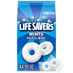 image:imageLIFE SAVERS PepOMint Peppermint Hard Candy Individually Wrapped Party Size Bulk Hard Candy 28 LB BagNEW PACK