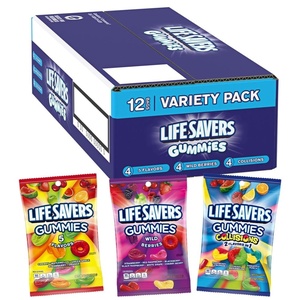 image:imageLIFE SAVERS Wild Berry Gummy Candy Variety Pack Assorted Candy Variety Pack Bulk 7 oz 12 Bags of GummiesGummy Variety
