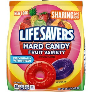 image:imageLife Savers WintOGreen Summer Candy Individually Wrapped Hard Mints Sharing Size 13 Ounce145 oz