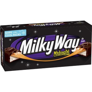 image:imageMILKY WAY Dark Chocolate Candy Bars Midnight Dark Full Size 176 oz Pack of 24 Chocolate Bars Bulk176 Ounce Pack of 24