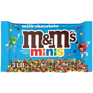 image:imageMampMS MINIS Milk Chocolate Candy Bulk Candy 3 lbs Bag48 Ounce Pack of 1