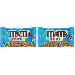 image:imageMampMS MINIS Milk Chocolate Candy Bulk Candy 3 lbs Bag48 Ounce Pack of 2
