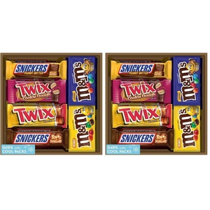 image:imageMampMS Milk Chocolate Peanut and Peanut Butter Candy Variety Pack Individually Wrapped Full Size Pack of 18 Bulk Candy Chocolate for Parties Baking amp SharingMMs  Snickers   More