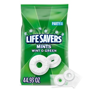 image:imageMars Lifesavers WintOGreen Breath Mints Hard Candy 4493 Oz28 LB Pack of 1
