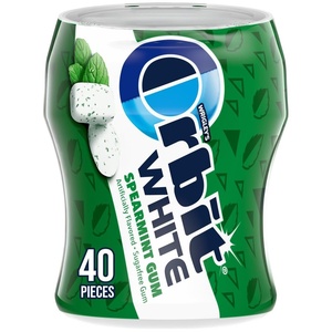 image:imageORBIT Bubblemint Sugar Free Chewing Gum Bulk Pack 55 Piece Bottles Pack of 4Spearmint