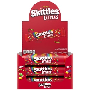 image:imageSKITTLES Original Littles Chewy Candy Share Size 19 oz Tube Pack of 24Skittles Littles