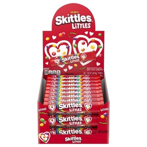 image:imageSKITTLES Original Littles Chewy Candy Share Size 19 oz Tube Pack of 24Valentines Day Skittles Littles