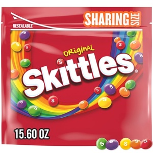 image:imageSKITTLES Wild Berry Chewy Candy Share Size Movie Night Party Favor Candy Snack 156 Oz Resealable BagOriginal