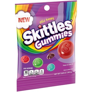 image:imageSKITTLES Wild Berry Gummy Candy Gummy Snacks Individually Wrapped Candy Bags Bulk 58 oz Bag Pack of 12Wild Berry