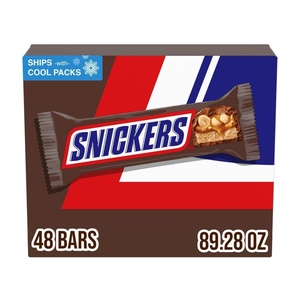 image:imageSNICKERS Candy Milk Chocolate Bars Share Size Bulk Pack 329 oz Bar Pack of 24Original