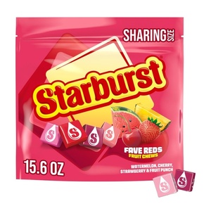 image:imageSTARBURST FaveREDS Fruit Chews Candy Chewy Candy 156 oz Sharing Size BagFaveREDs