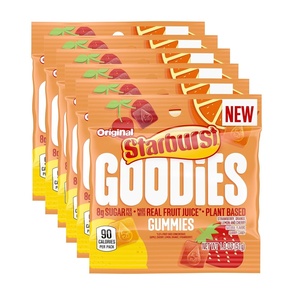 image:imageSTARBURST GOODIES FaveREDS PlantBased Fruit Gummy Candy 18 Oz Bag 12 PackOriginal