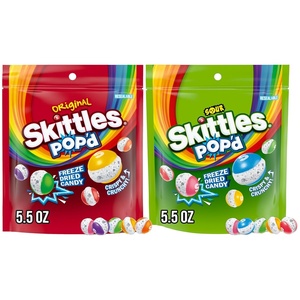 image:imageSkittles POPd Originals Freeze Dried Candy Freeze Dried Snacks 55 OunceOriginal and Sour