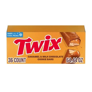 image:imageTwix Bulk Chocolate Candy Individually Wrapped  Full Size Caramel Chocolate Cookie Candy Bars 36 ct Box36 Count