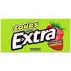 image:imageEXTRA SOURS Strawberry Sugar Free Fruit Gum Sour Candy 15Stick Chewing Gum Pack Purse Essentials 10 Count