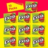 image:imageEXTRA SOURS Strawberry Sugar Free Fruit Gum Sour Candy 15Stick Chewing Gum Pack Purse Essentials 10 Count