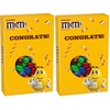 image:imageMampMS Milk Chocolate Candy Gift Box with Congrats Card for Graduation Anniversary Engagement Wedding Baby New Job and All Congratulations Card Gift Celebrations Needs  10 Oz BoxMMs Peanut