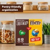 image:imageMampMS Milk Chocolate amp MampMS Peanut Fun Size Candy Individually Wrapped Milk Chocolate Variety Pack Pantry Cube Easy Open and Close Dispenser for Convenient Snacking 50 Ct Bulk Box