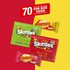 image:imageSKITTLES Original SKITTLES Sour STARBURST Original and STARBURST FaveRed Fun Size Candy Individually Wrapped Fruit Chewy Candies Variety Pack Pantry Cube Easy Open and Close Dispenser for Convenient Snacking 311 Oz 70 Ct Bulk Box