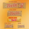 image:imageTWIX Snack Size Caramel Cookie Crunch On the Go Milk Chocolate Bars Individually Wrapped Candy 075 Oz Pack of 24