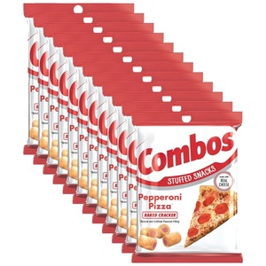 image:imageCOMBOS Cheese Snacks  Pepperoni Pizza Pretzel Baked Snack Packs Cheese Crackers Snacks 63Ounce Bag Bulk Box Pack of 12Pepperoni Pizza