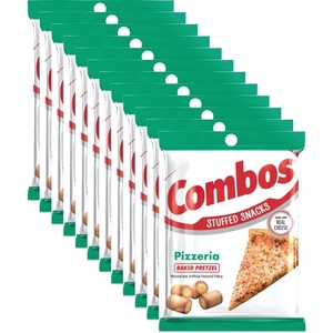 image:imageCOMBOS Cheese Snacks  Pepperoni Pizza Pretzel Baked Snack Packs Cheese Crackers Snacks 63Ounce Bag Bulk Box Pack of 12Pizzeria