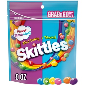 image:imageSkittles Gummies Original Flavored Rainbow Gummy Candy Travel Essentials Spring Break Treat Sharing Size Resealable Candy 12 Ounceberry